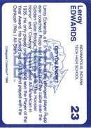 1989 Star Spartanburg Phillies Leroy Ventress