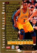 1996 Score Board Autographed Shareef Abdur-Rahim