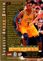 1996 Score Board Autographed Shareef Abdur-Rahim #3