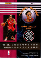 2017 Panini Contenders Draft Picks Legacy DeMar DeRozan #7