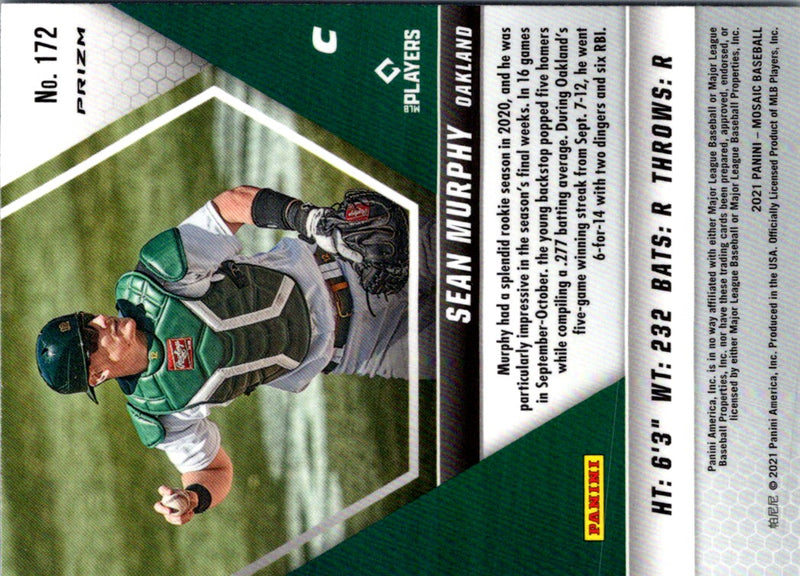 2021 Panini Mosaic Green Sean Murphy