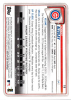 2020 Bowman Adbert Alzolay #19 Rookie