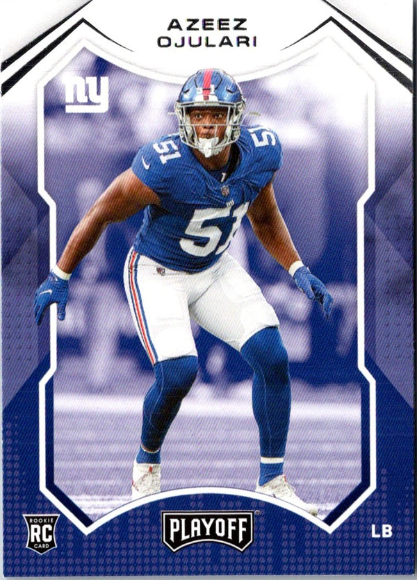 2021 Panini Playoff Azeez Ojulari #265 Rookie