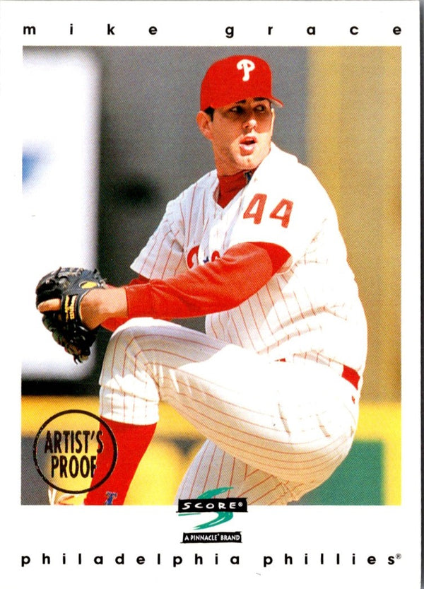 1997 Score Artist's Proofs White Border Mike Grace #292