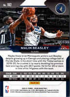 2020 Panini Prizm Malik Beasley #102
