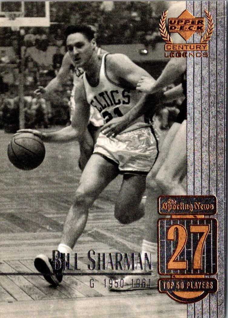 1999 Upper Deck Century Legends Bill Sharman