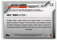 2020 Topps Update Aristides Aquino #U-29