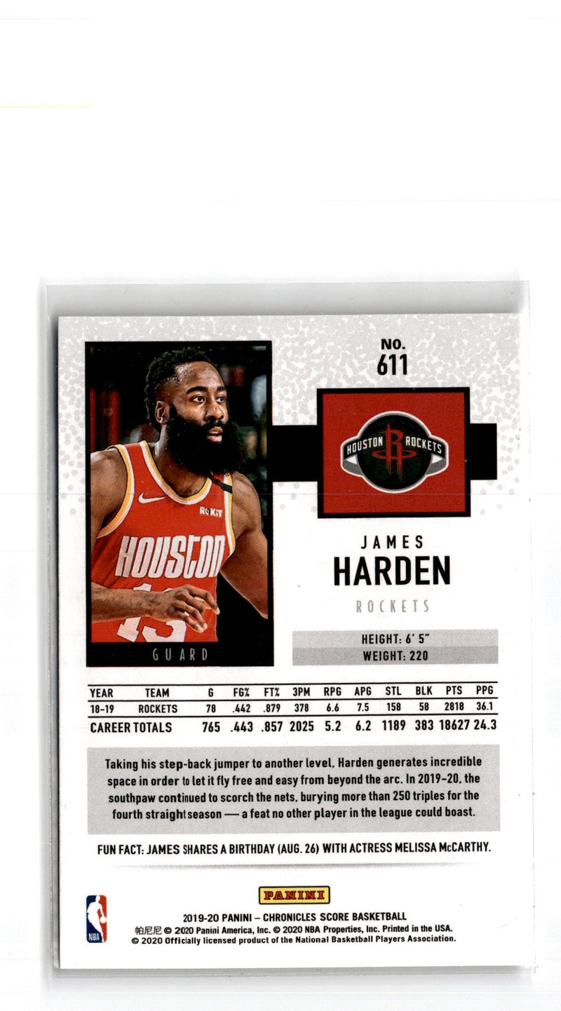 2019 Panini Chronicles James Harden