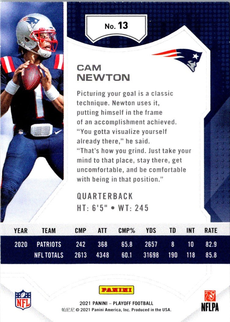 2020 Panini Cam Newton