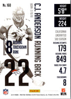 2015 Panini Prestige C.J. Anderson #160