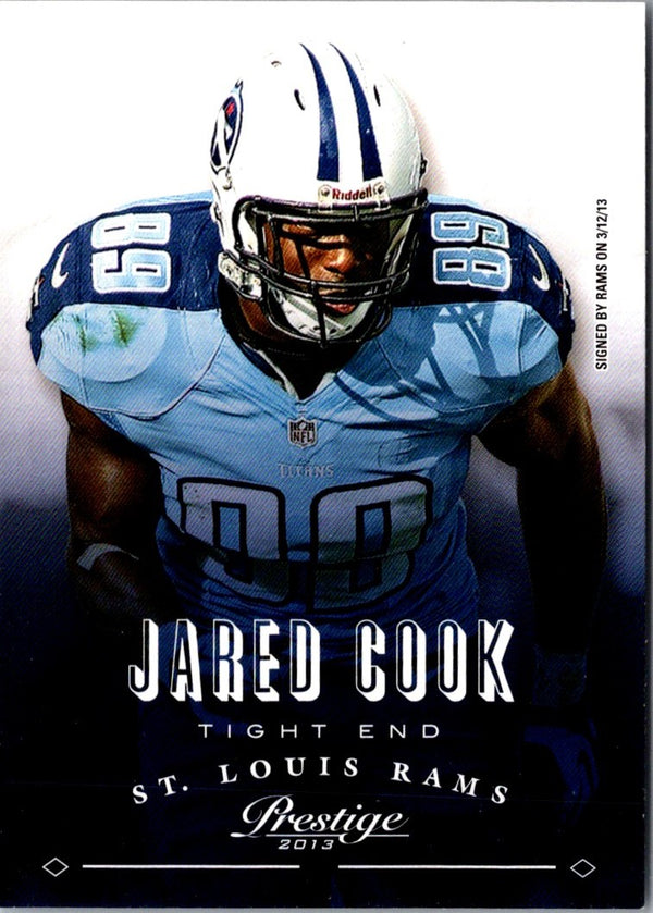 2013 Panini Prestige Jared Cook #159