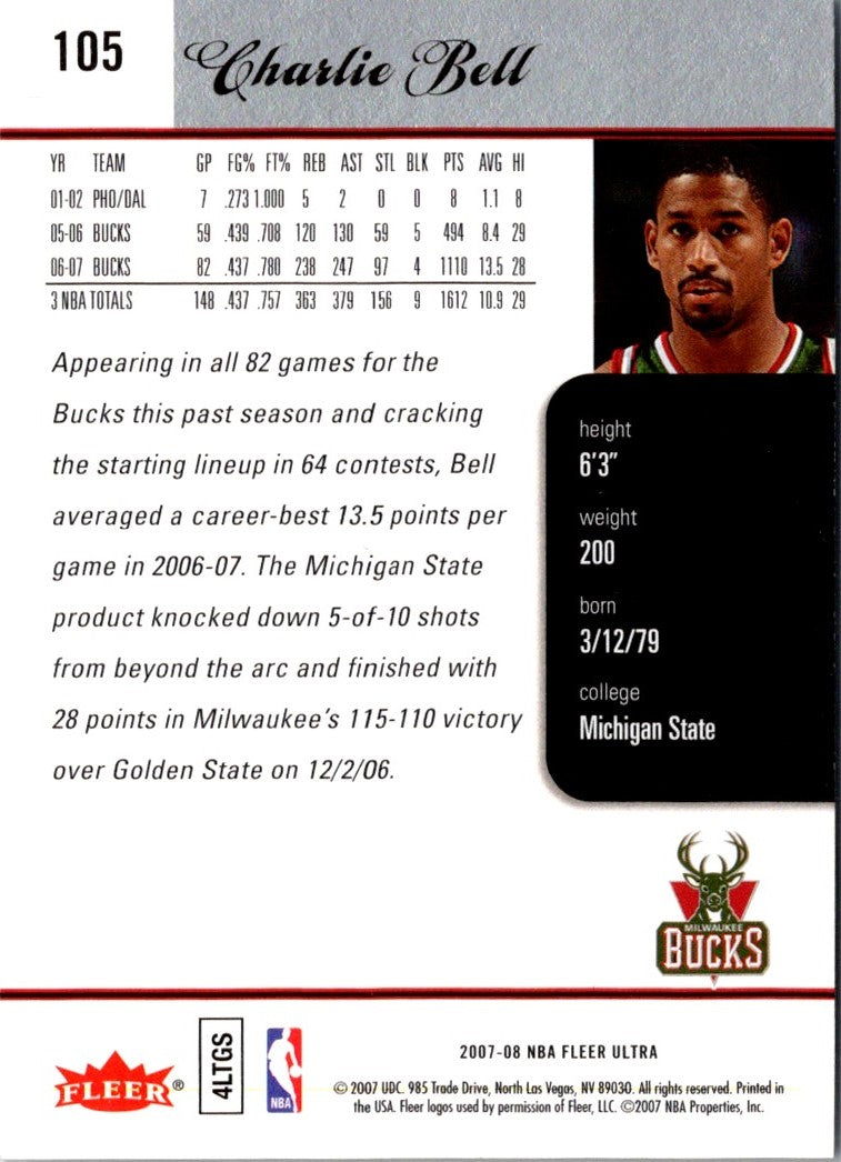 2007 Ultra Retail Charlie Bell