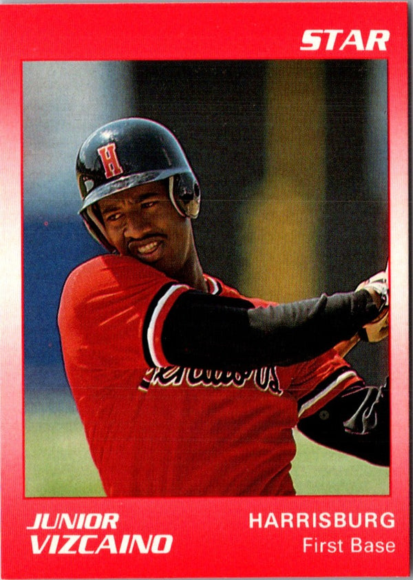 1990 Star Harrisburg Senators Junior Vizcaino #19