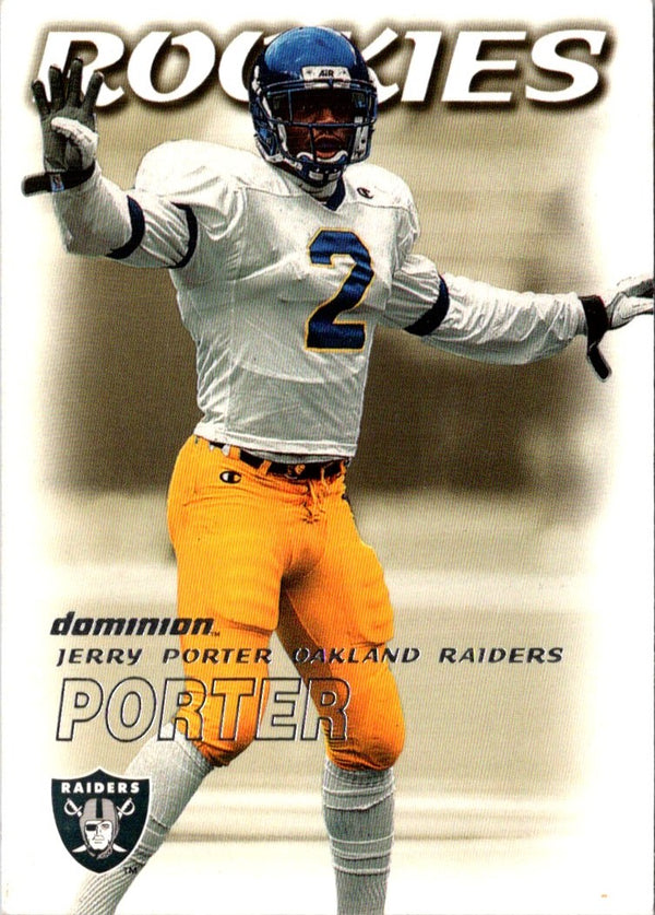 2000 SkyBox Dominion Jerry Porter #205 Rookie