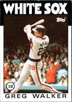1986 Topps Greg Walker #123