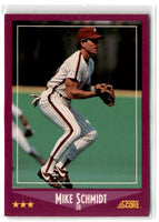 1988 Score Mike Schmidt #16