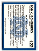 1990 Collegiate Collection Notre Dame Bob Kuechenberg #122