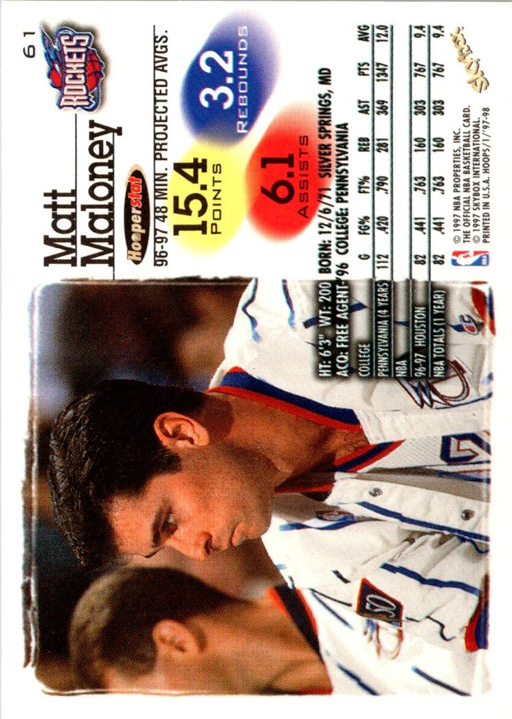 1997 Hoops Matt Maloney