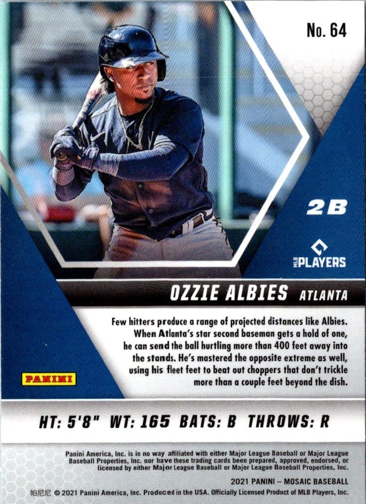 2021 Panini Mosaic Ozzie Albies