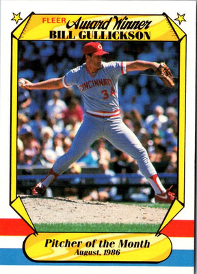 1987 Fleer Award Winners Bill Gullickson #18