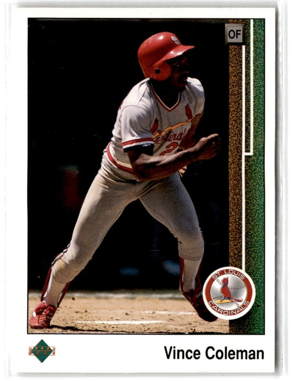 1989 Upper Deck Vince Coleman #253