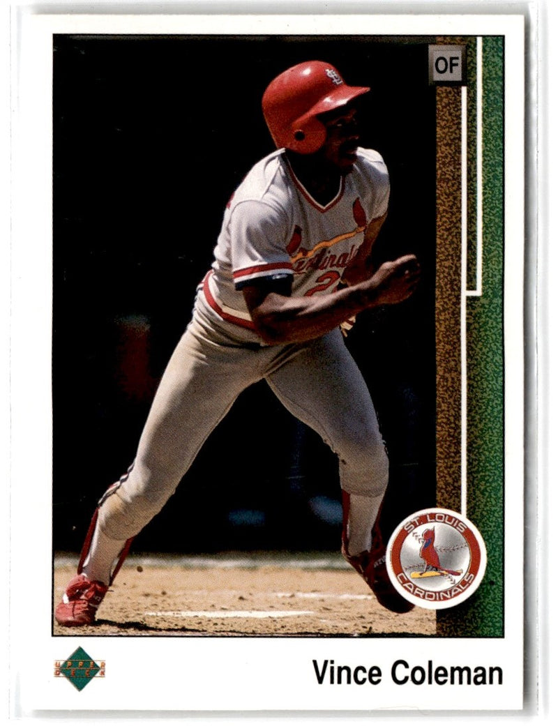 1989 Upper Deck Vince Coleman