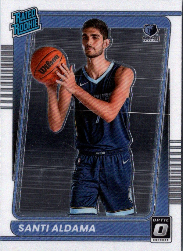 2021 Donruss Optic Blue Santi Aldama #176