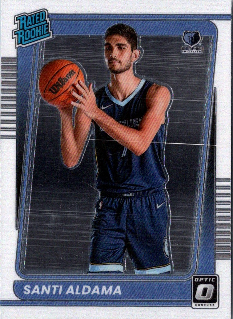 2021 Donruss Optic Blue Santi Aldama