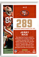 2017 Panini Absolute Fantasy Flashbacks Jerry Rice #2