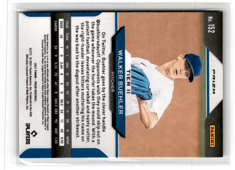 2021 Panini Prizm Green Walker Buehler