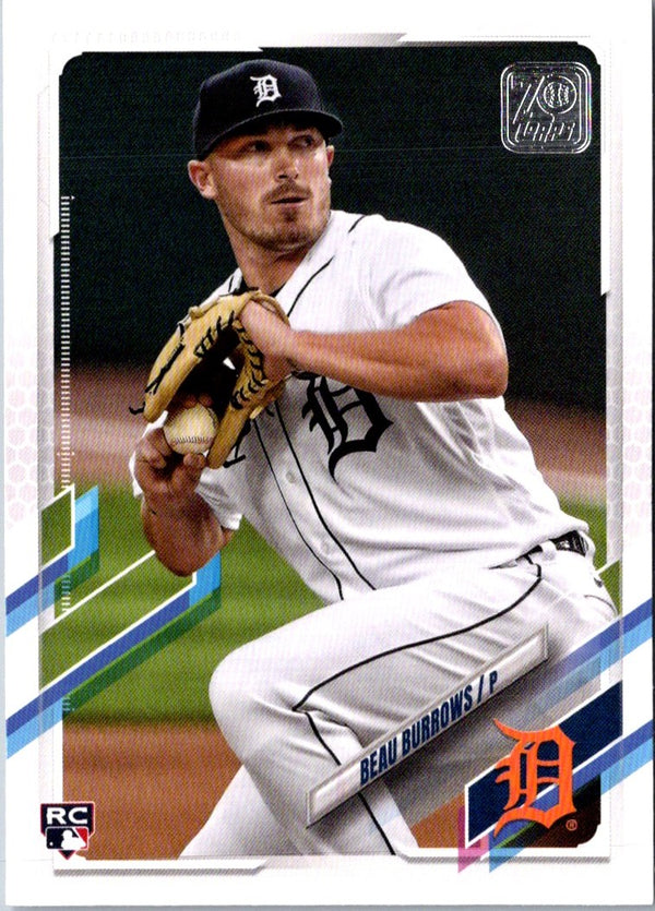 2021 Topps Beau Burrows #123 Rookie