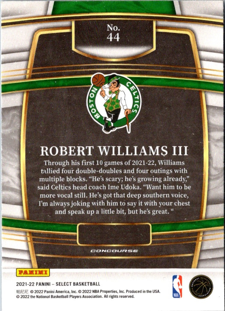 2021 Panini Select Blue Robert Williams III