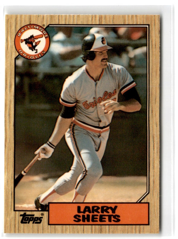 1987 Topps Tiffany Larry Sheets #552