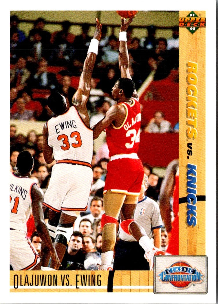 1991 Upper Deck Olajuwon vs. Ewing