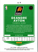 2022 Donruss Elite Glass Masters Asia Red Deandre Ayton #9