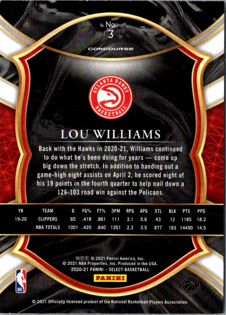 2020 Panini Lou Williams