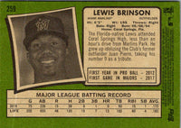 2020 Topps Heritage Lewis Brinson #259