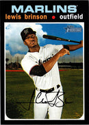 2020 Topps Heritage Lewis Brinson