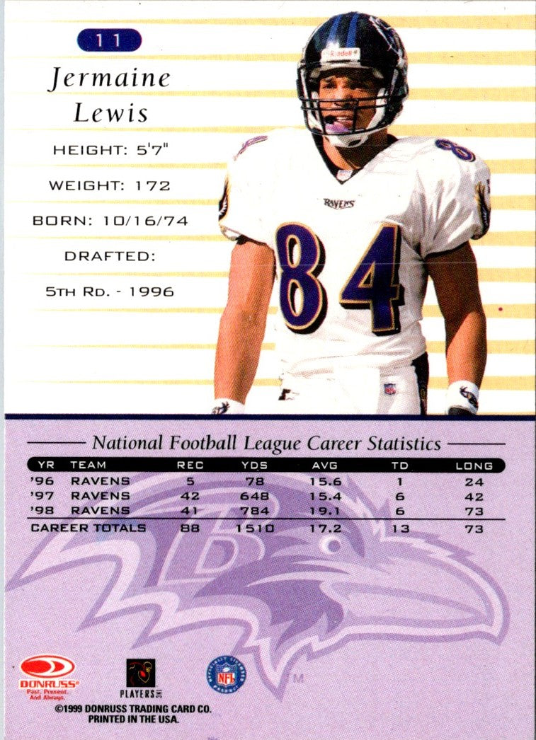 1999 Donruss Jermaine Lewis