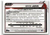 2021 Bowman Draft Chrome Sapphire Bryce Jarvis #BCP-44