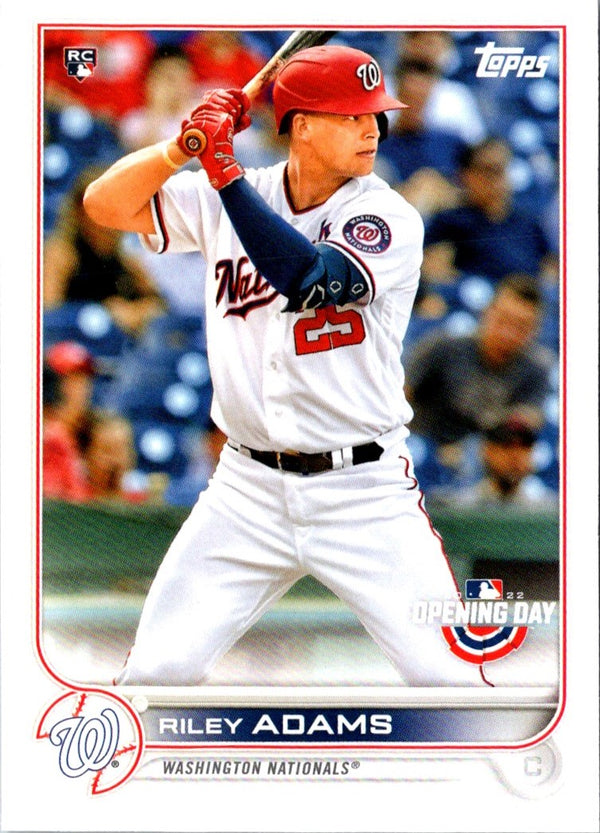 2022 Topps Opening Day Riley Adams #83 Rookie