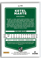 2021 Donruss Holo Blue Ketel Marte #113