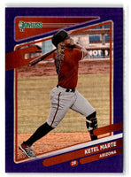2021 Donruss Holo Blue Ketel Marte #113