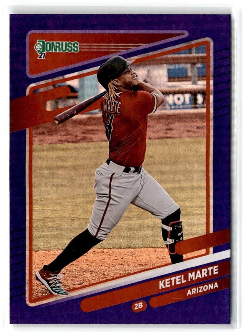 2021 Donruss Holo Blue Ketel Marte