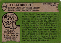 1978 Topps Ted Albrecht #298 Rookie