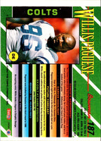 1993 Bowman Willis Peguese #187