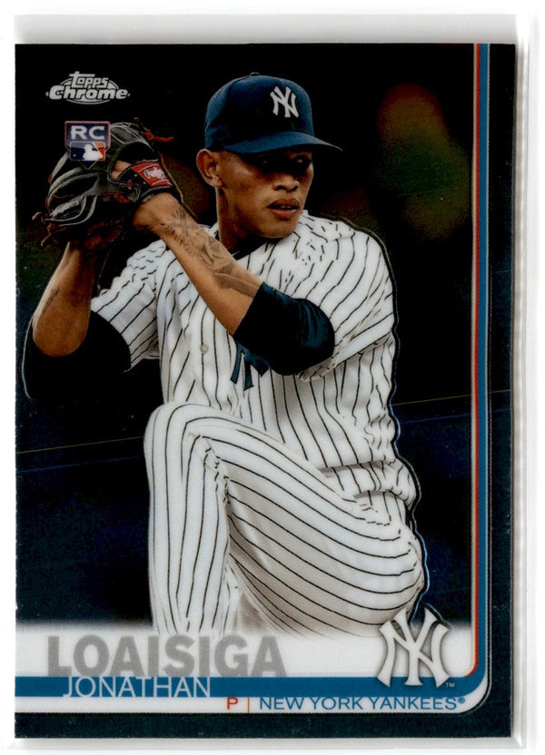 2019 Topps Chrome Jonathan Loaisiga #168 Rookie