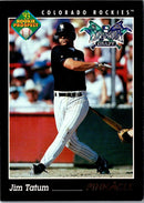 1993 Pinnacle Jim Tatum