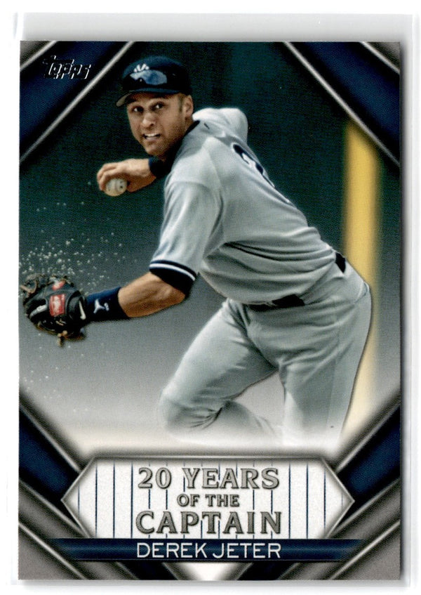 2020 Topps Update 20 Years of The Captain Blue Derek Jeter #YOC-02