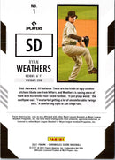 2021 Panini Chronicles Score Ryan Weathers